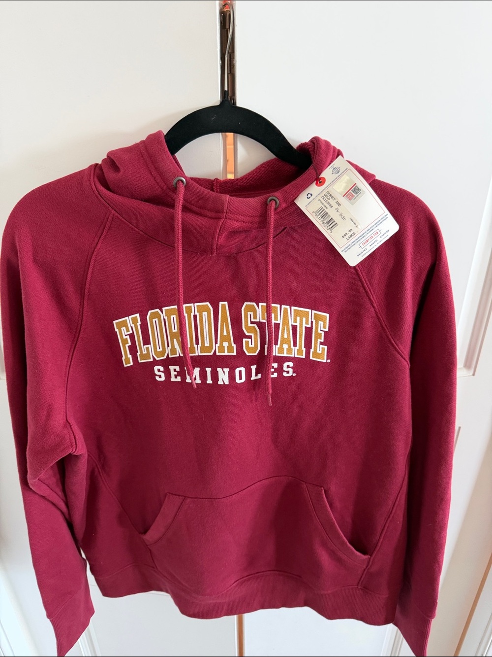 NWT - Florida State Seminoles Women's Sweatshirt FSU with Hood and Pockets